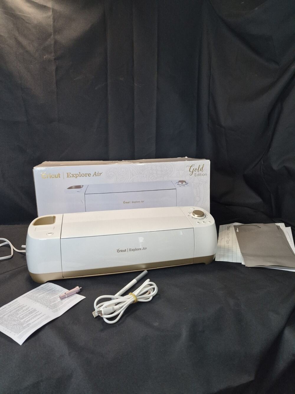 Gold Edition Cricut Explore Air Electronic Die Cutting Machine Sticker AMAZING.